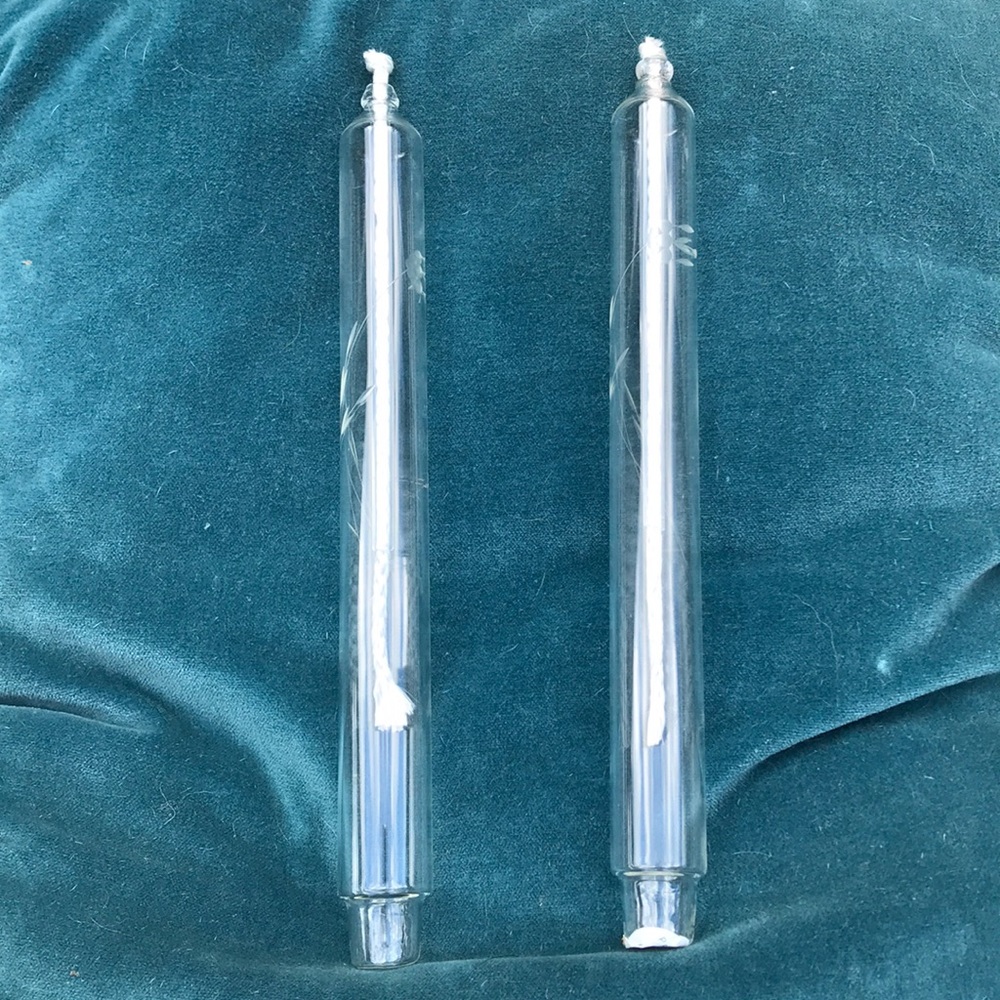 Princess House oil candle sticks with wicks